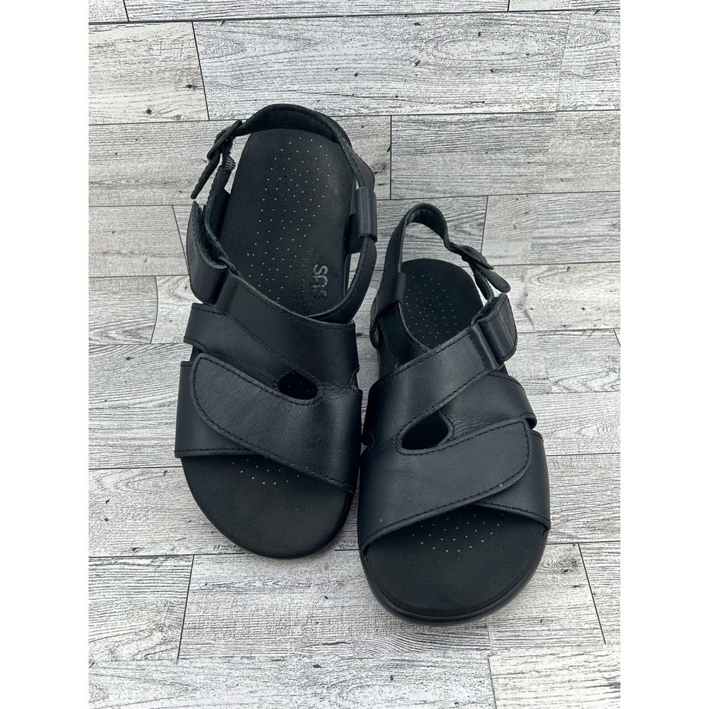 Women’s Black Adjustable Comfort Sandals